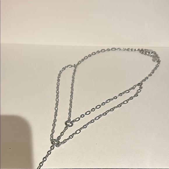 3/$20 Silver Heart Pendant layered Necklace - Picture 4 of 7